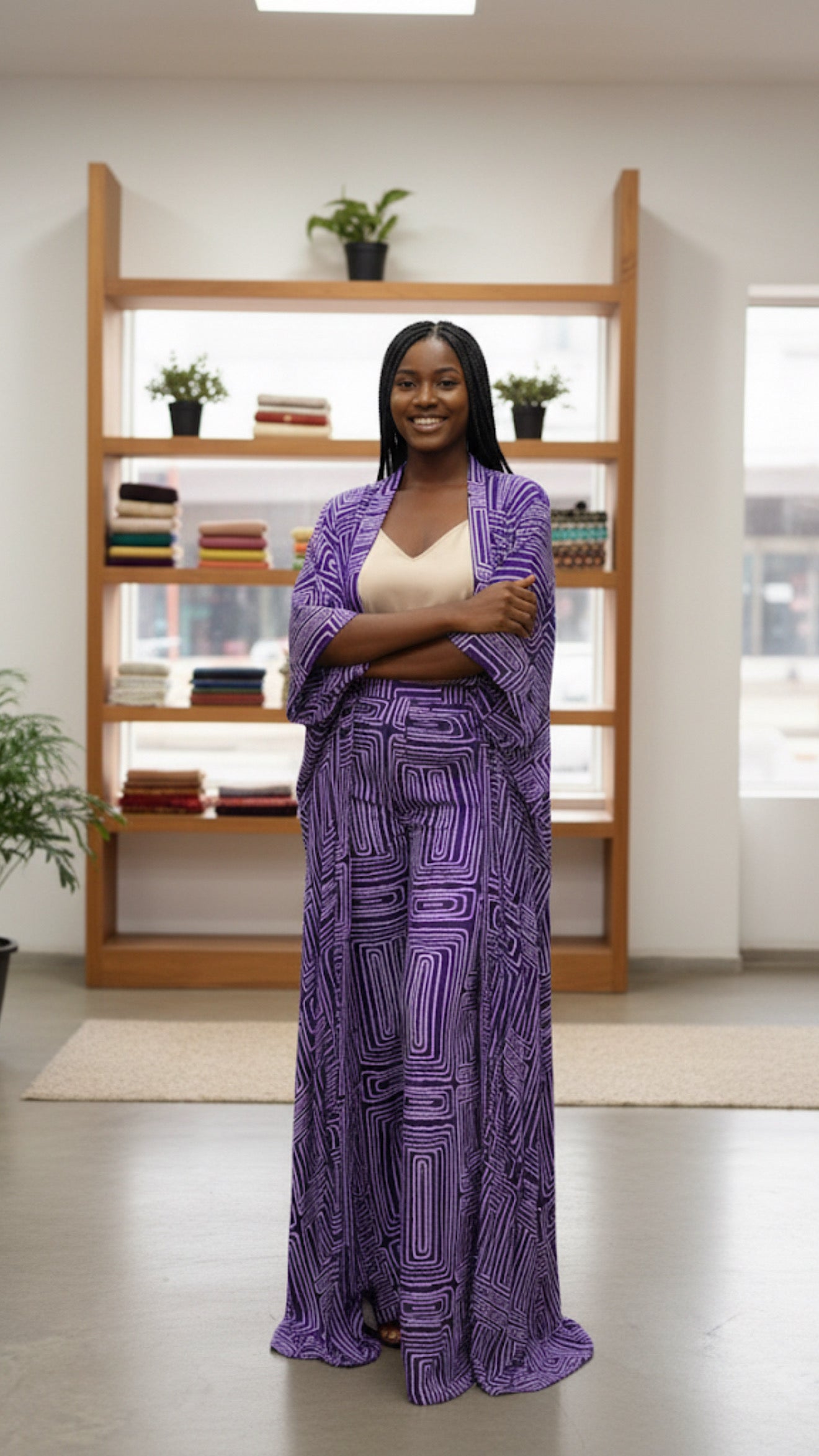 Premium Satin Kimono Robe & Belt Set