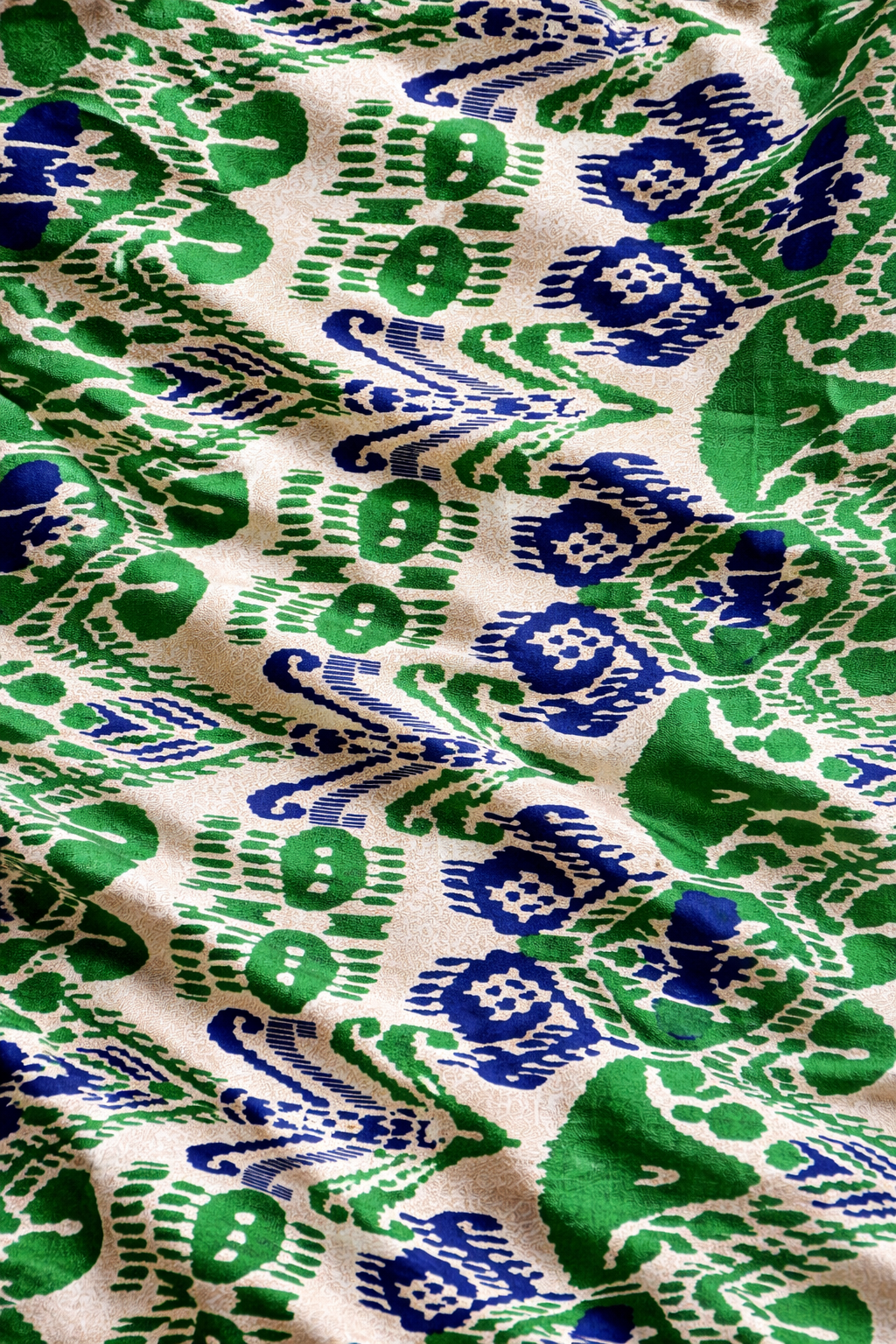 Azure Ikat Reverie - Satin