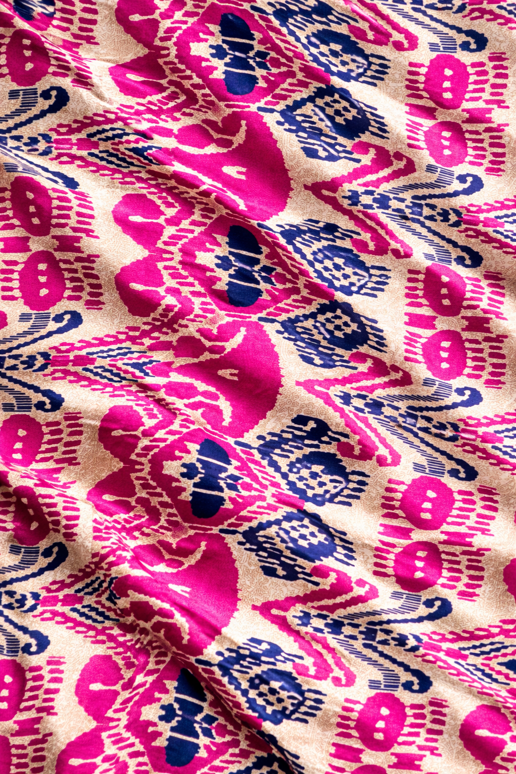 Azure Ikat Reverie - Satin